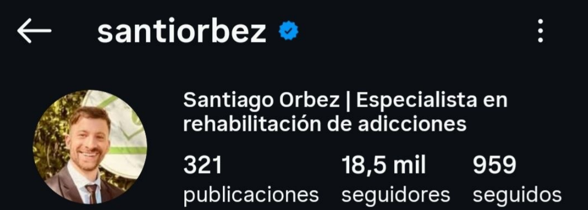 Santiago Orbez después — 18.500 seguidores